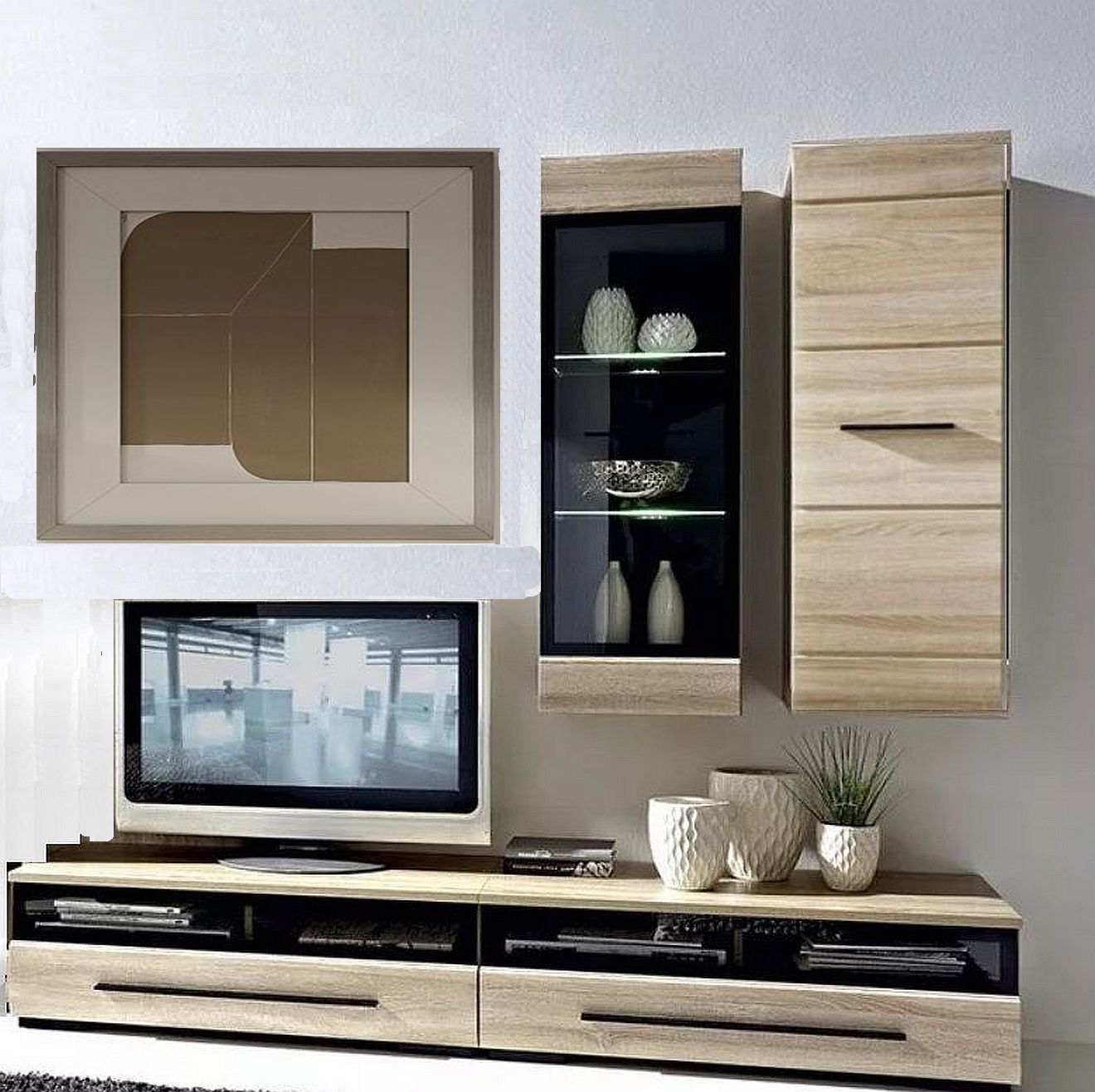 Σύνθεση HIT 230x200x38cm φυσικό δρύς