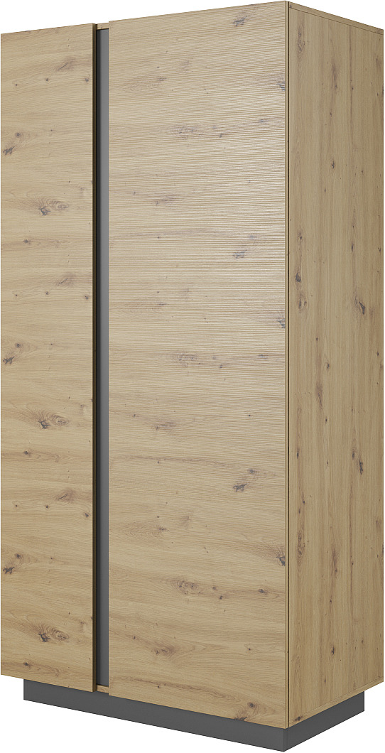 Ντουλάπα 36146-ARC-24 Artisan+Γραφίτης 96,5×193,5x54cm