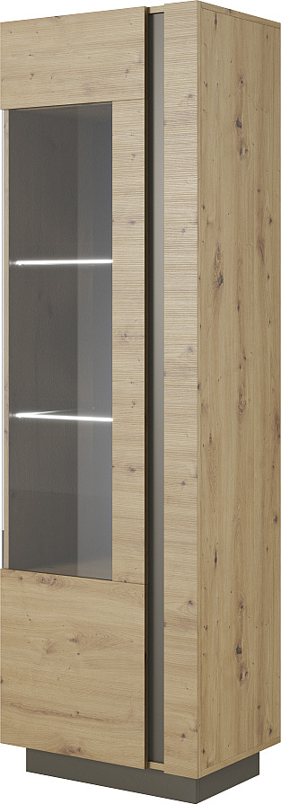 Βιτρίνα 36146-ARC-HV Artisan+Γραφίτης 60x194x40cm
