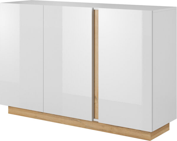 Μπουφές 36146-ARCW-21 Λευκό+Λευκό High Gloss+Grandson 138,2×90,5x40cm