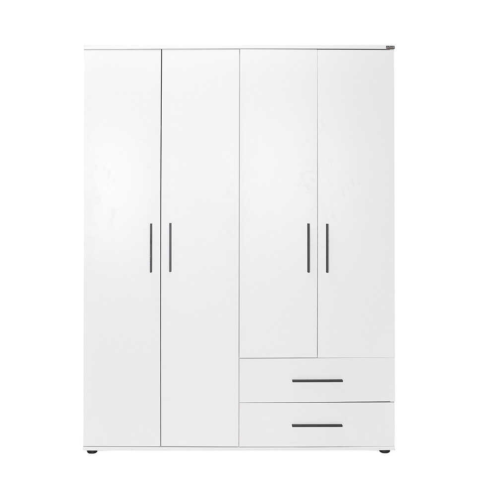 Ντουλάπα white Λευκό 137x187x52cm AD_GRD-642-BB-3 - Image 4