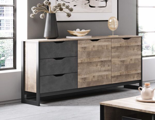 Μπουφές Arden: Sand gragne+matera 161×78.6×39.6cm