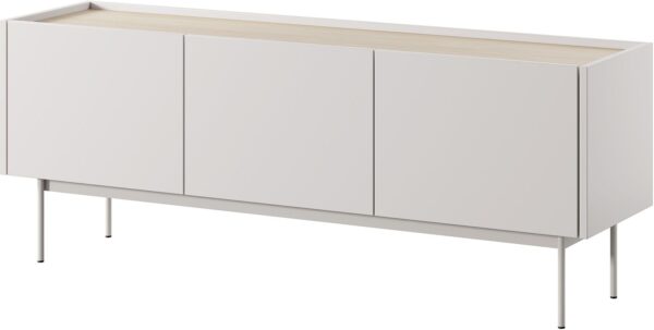 Έπιπλο τηλεόρασης “Color” Λευκό Kazmir+ Φυσικό  144x55x37cm