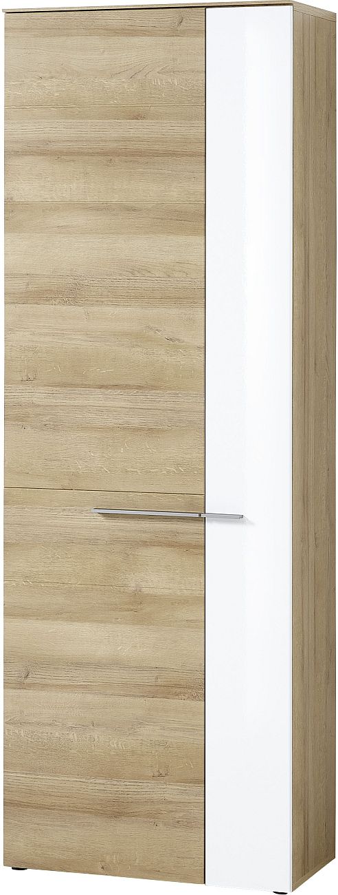 Ντουλάπα Duett εισόδου 70x200x38cm Φυσικό Riviera+Λευκό
