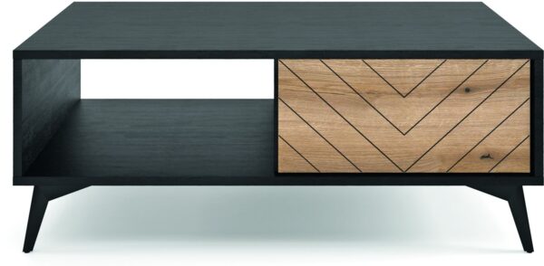 Τραπεζάκι Diamond Ανθρακί+Evoke 104x68x40cm