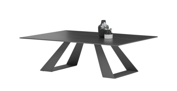 Τραπεζάκι κεραμικό LUKE  Μ110xΠ70xΥ40cm χρώμα Μάρμαρο