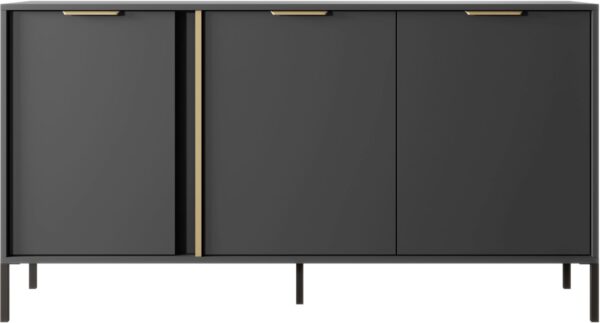 Μπουφές Lars ανθρακί 153x81x40cm