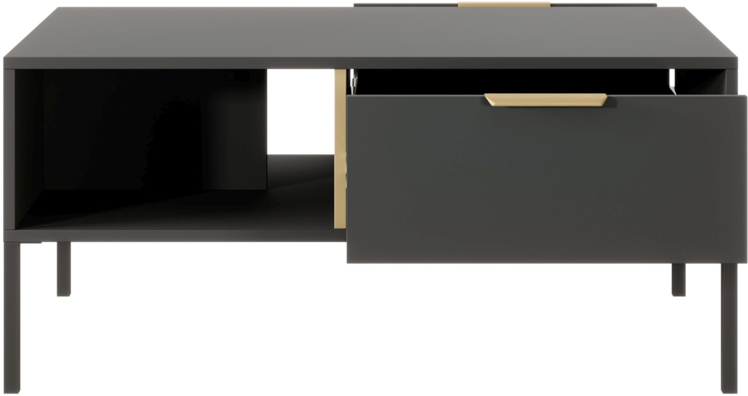 Τραπεζάκι Lars Ανθρακί 97x45x60cm - Image 3