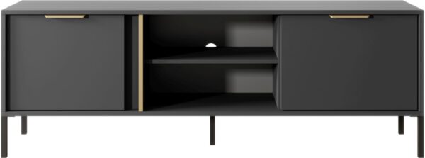 Έπιπλο τηλεόρασης Lars ανθρακί 153x54x40cm