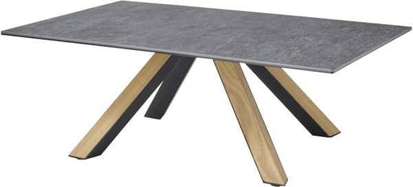 Τραπεζάκι κεραμικό ΜΙΑ γραφίτης 110x70x40cm