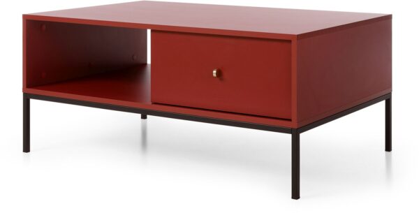 Τραπεζάκι Mono Μπορντό 103,5×46,2x68cm
