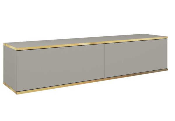 Κρεμαστό έπιπλο τηλεόρασης ORO Γκρι 135x30x32cm