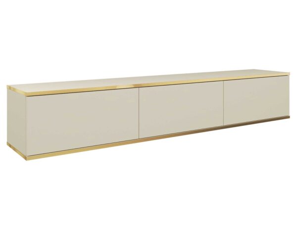 Κρεμαστό έπιπλο τηλεόρασης ORO Μπεζ 175x30x32cm