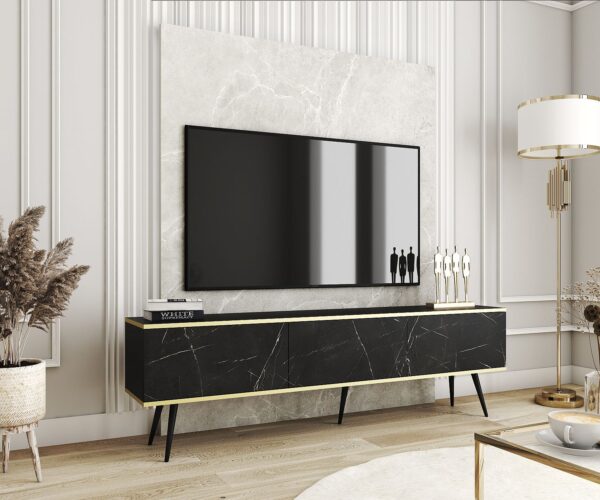 Έπιπλο τηλεόρασης ORO  Μάρμαρο 175x53x32cm