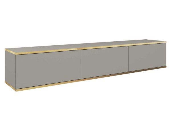 Κρεμαστό έπιπλο τηλεόρασης ORO γκρι 175x30x32cm