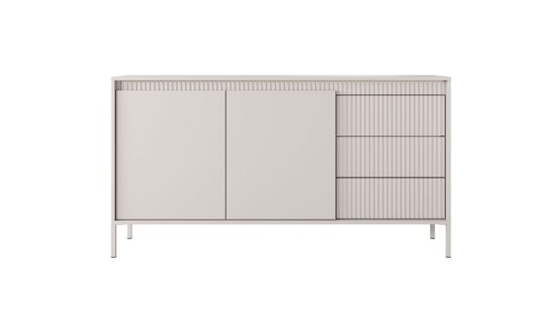 Μπουφές Senso με συρτάρια μπεζ 153x81x40cm