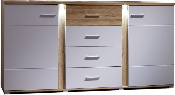 Μπουφές Spurt 170x87x43cm Φυσικό Golden craft+ Σαμπανί