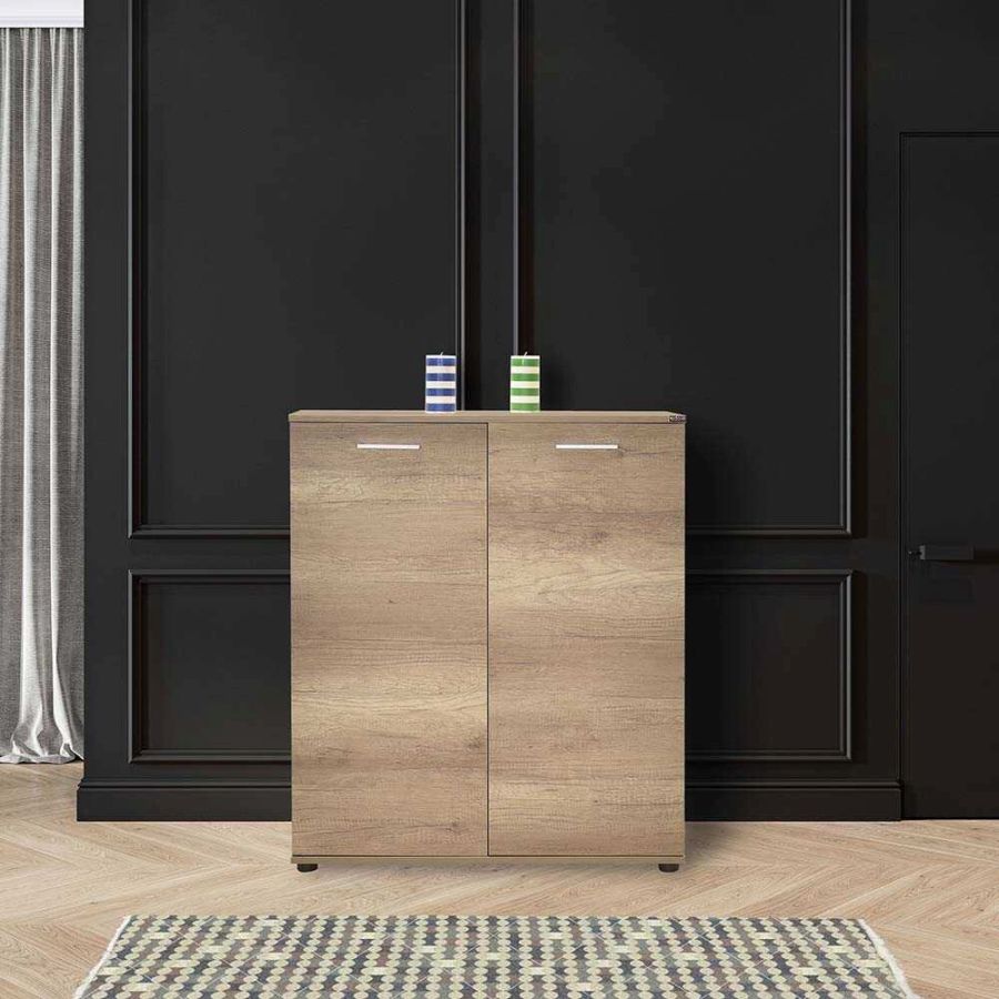 Παπουτσοθήκη Trendline Φυσικό Country 91x108x35cm - Image 4