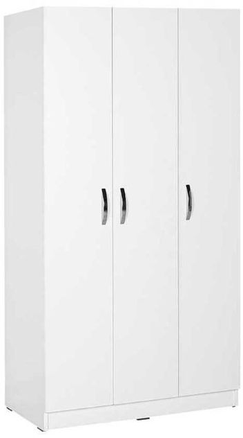 Ντουλάπα TPGR-30-BB Bodrum Τρίφυλλη Λευκή 91x182x47cm