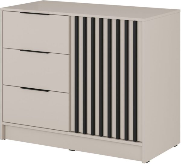 Μπουφές Nelly με συρτάρια Λευκό Kazmir 105x86x45cm