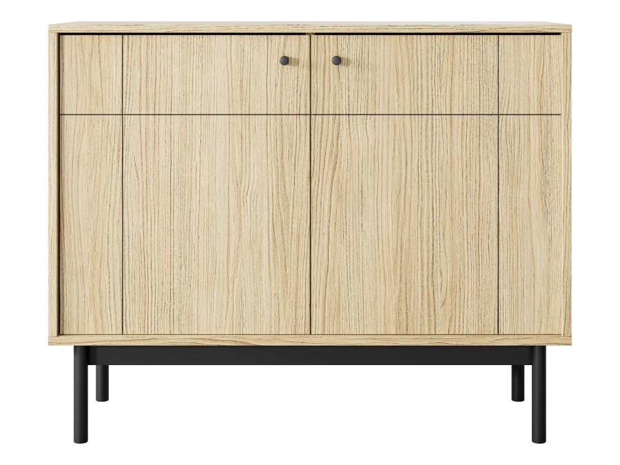 Μπουφές Japandi Φυσικό Dab linea 103x83x39cm