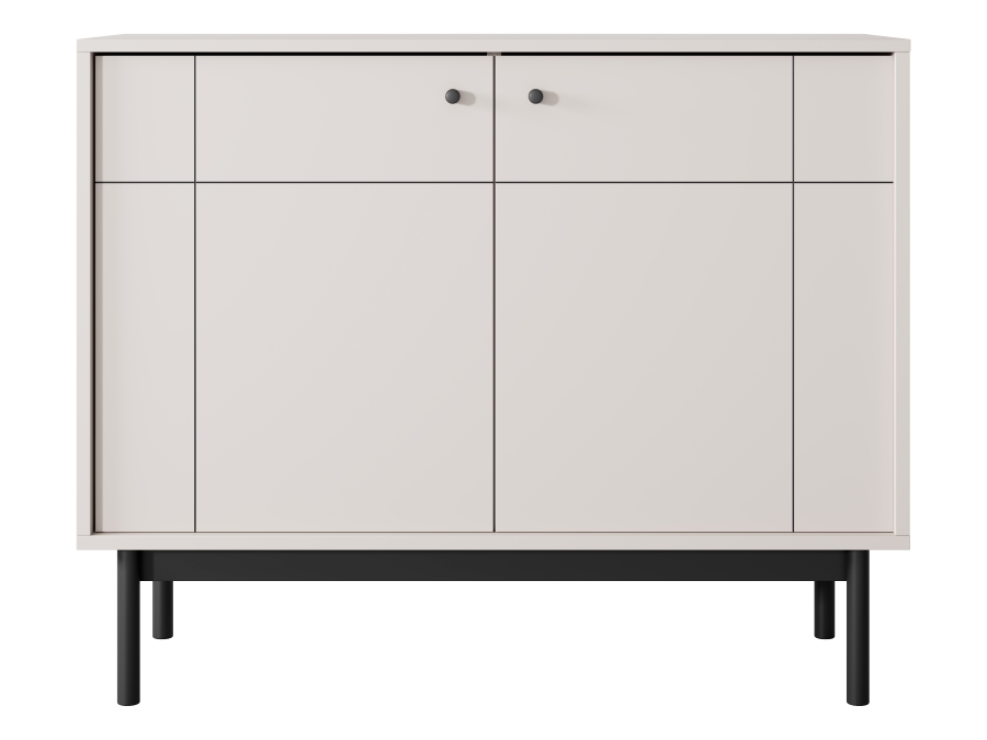 Μπουφές Japandi Λευκό Kazmir 103x83x39cm