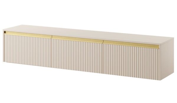 Κρεμαστό Έπιπλο τηλεόρασης Royal Μπεζ 181x36x39cm