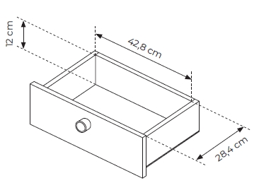 Κομοδίνο Viki Φυσικό Dab Barista 63x57x38cm - Image 7