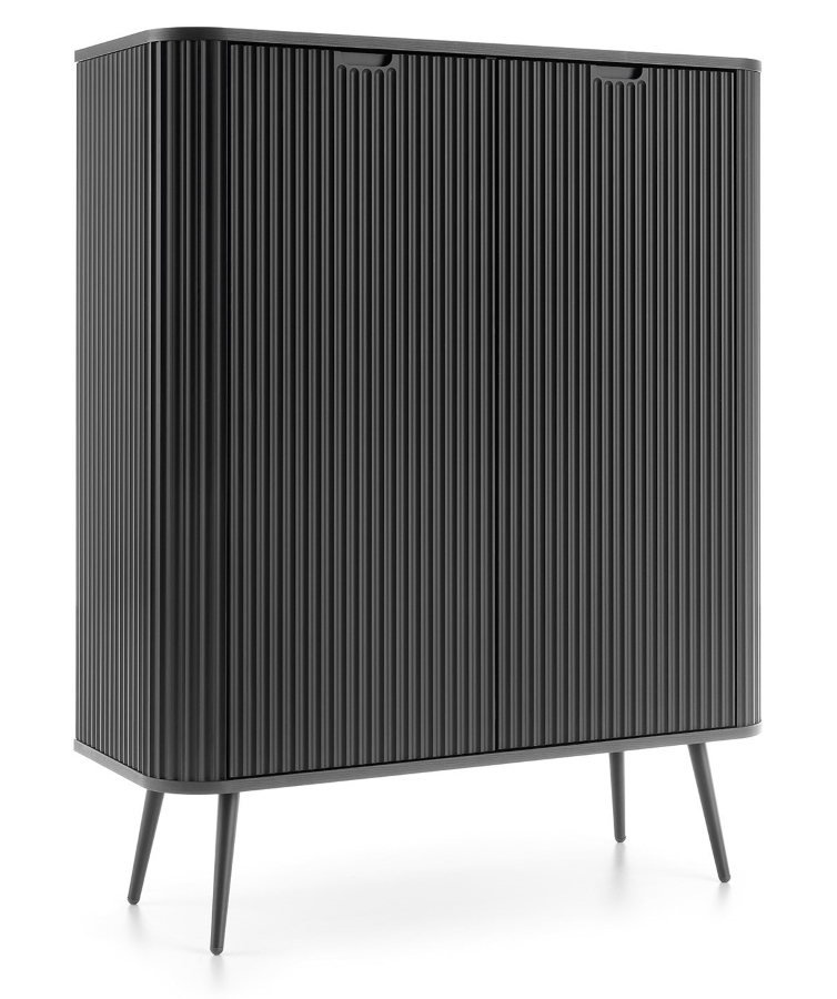 Μπουφές Zova Ανθρακί 103x129x39cm - Image 4
