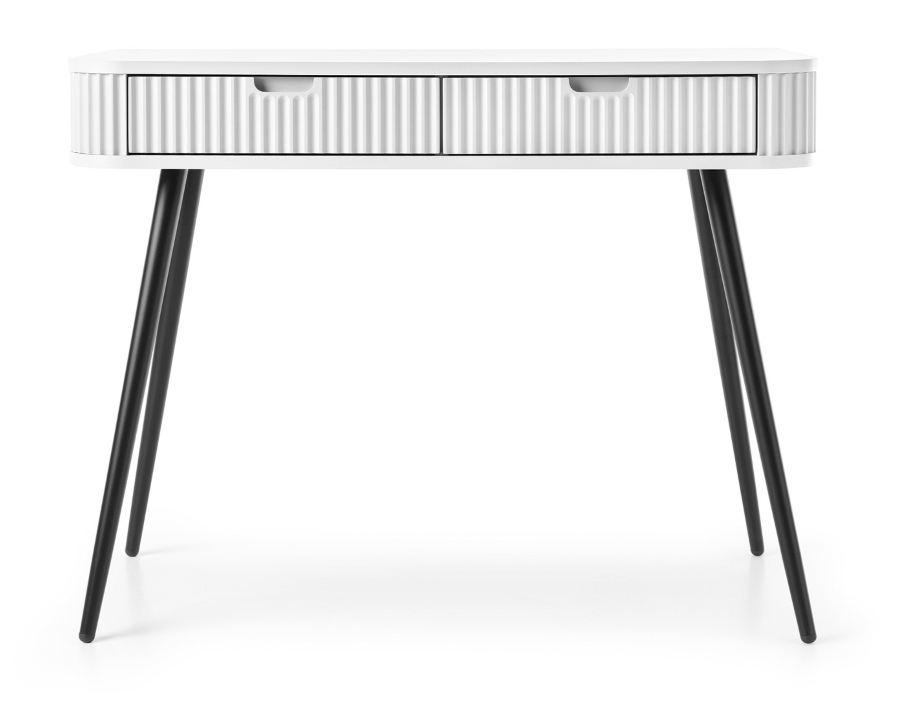 Κονσόλα Zova Λευκό + Ανθρακί 103x80x49cm
