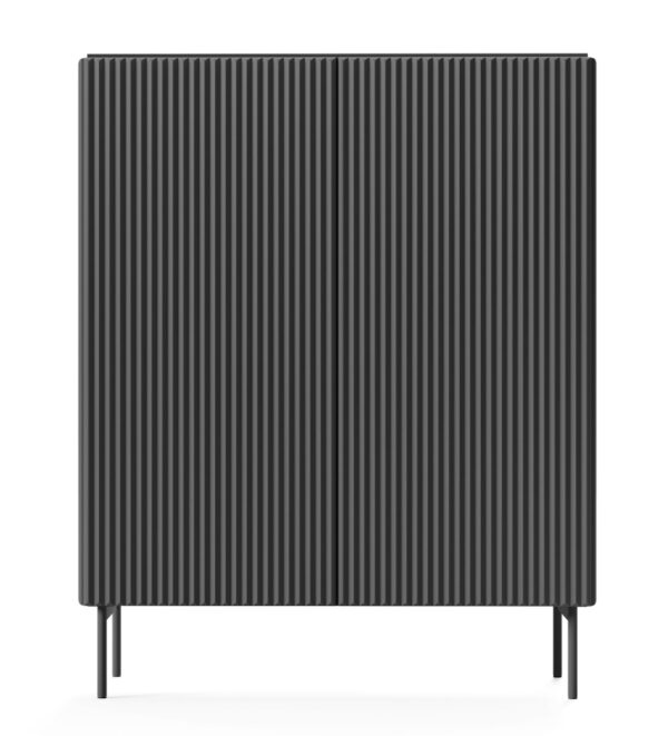 Μπουφές Muti Ανθρακί 98x123x39cm