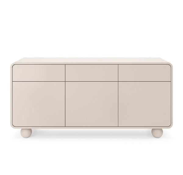 Μπουφές ALBION με συρτάρια Λευκό Kazmir 160x75x39cm