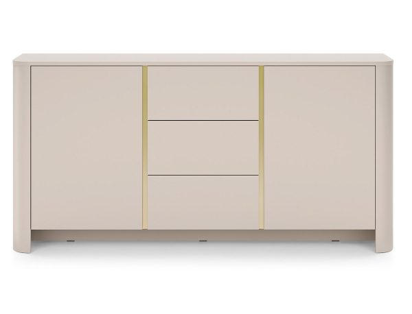 Μπουφές Bari με συρτάρια Λευκό Kazmir  168x82x39cm