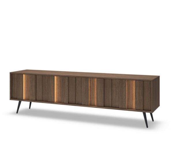 Έπιπλο τηλεόρασης AMARO Καρυδιά DAB DUNIN 183x54x40cm