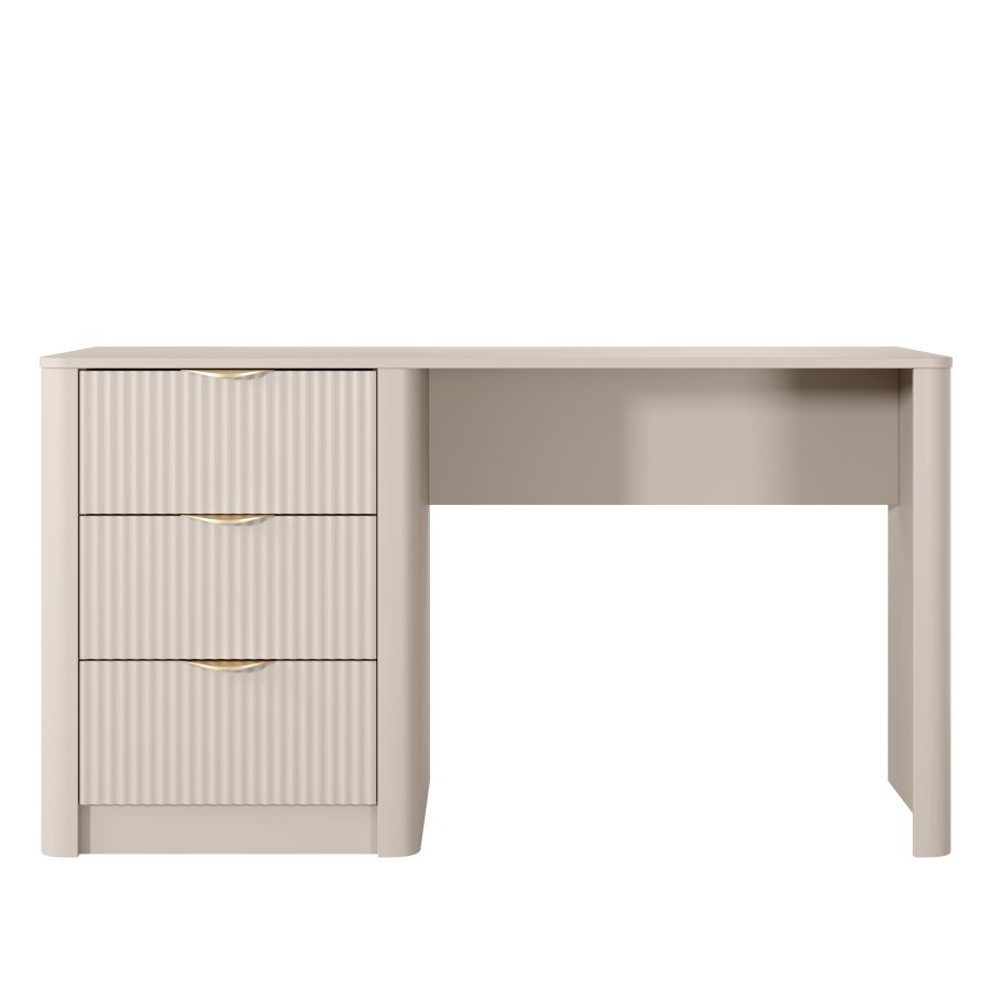 Γραφείο lante μπεζ με συρτάρια 140x76x55cm