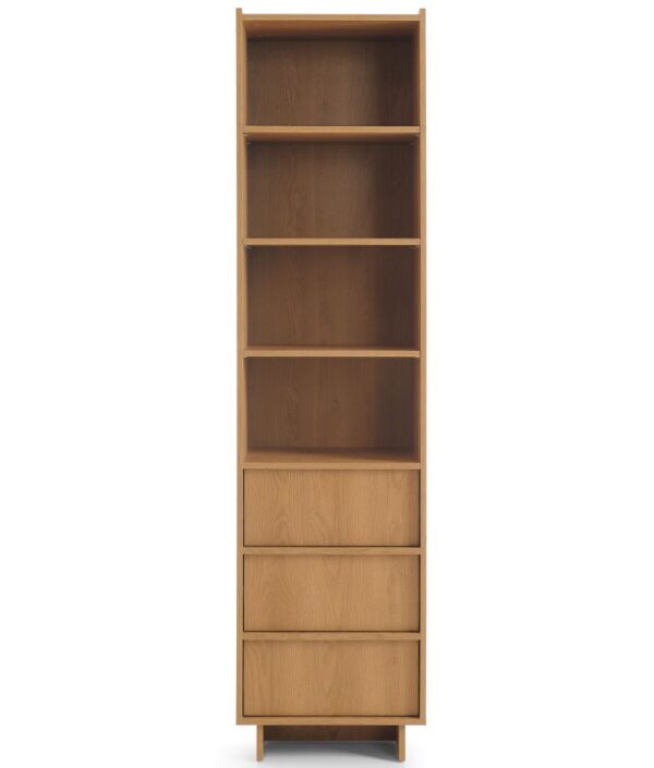 Βιβλιοθήκη Yasumi Καραμελί Δρυς 50x201x39cm
