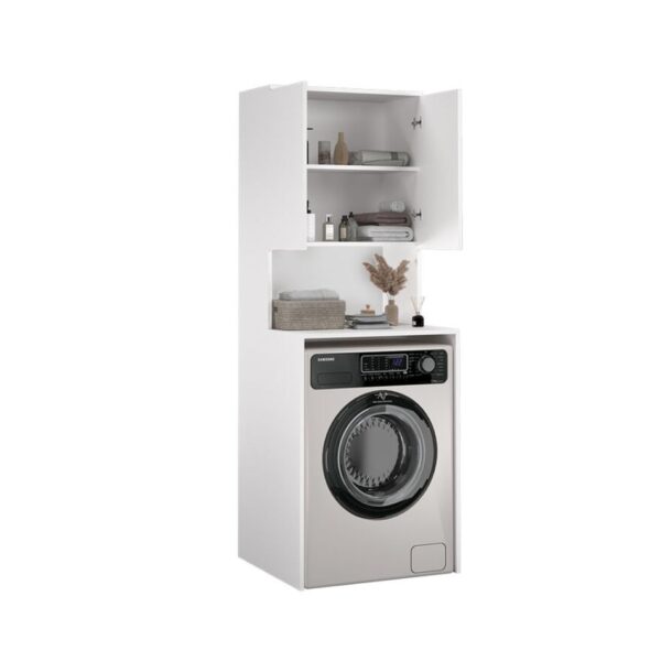 Έπιπλο Πλυντηρίου ADR-470-PP-1 Λευκό 65x182x60cm
