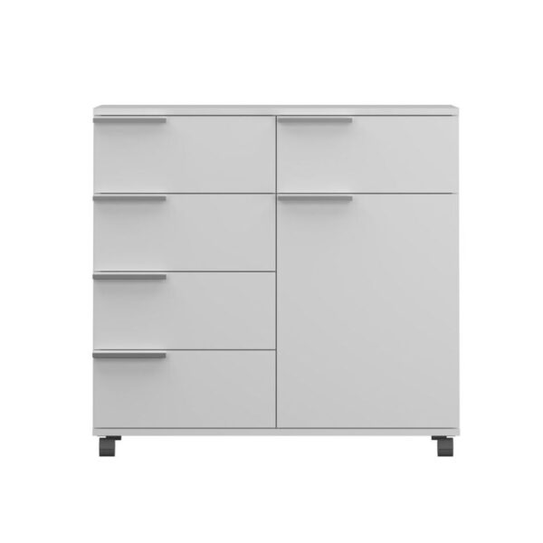 Μπουφές ADR-415 με 5 συρτάρια Λευκός 85x1x44cm