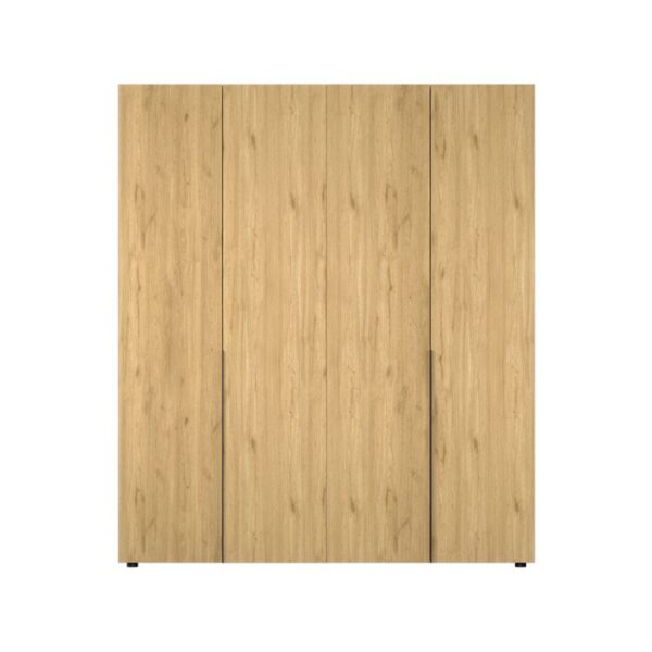 Ντουλάπα GRD-1740-FF Oryana τετράφυλλη Λευκή 180x210x62cm