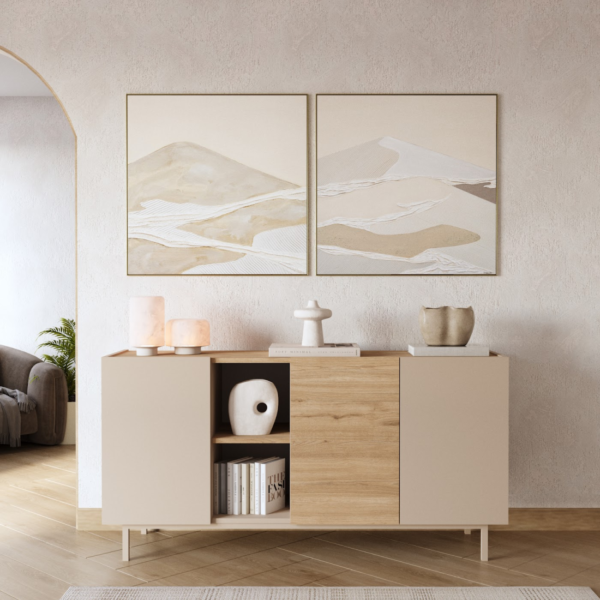 Μπουφές SEDRA Μπεζ 150x76x42cm