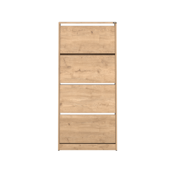 Παπουτσοθήκη SHC-540-FF Flat Φυσικό Florida 73x157x26cm