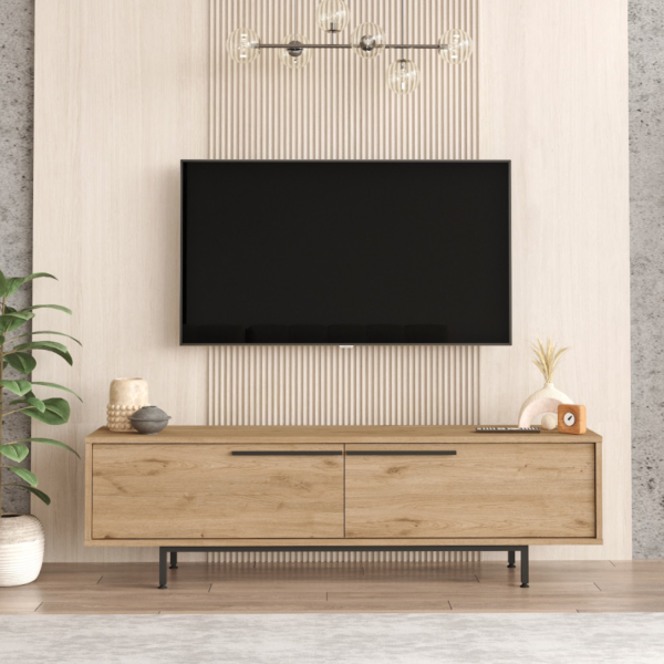 Έπιπλο Τηλεόρασης Ocean Φυσικό 160x45x35cm